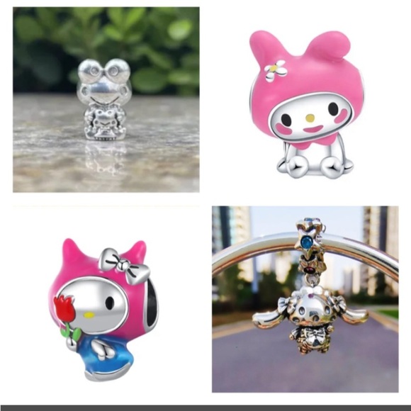 Hello Kitty & Friends Sterling Silver Charm - Picture 2 of 7